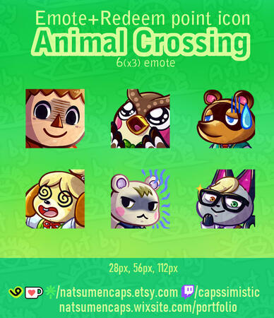 Animal Crossing emotes