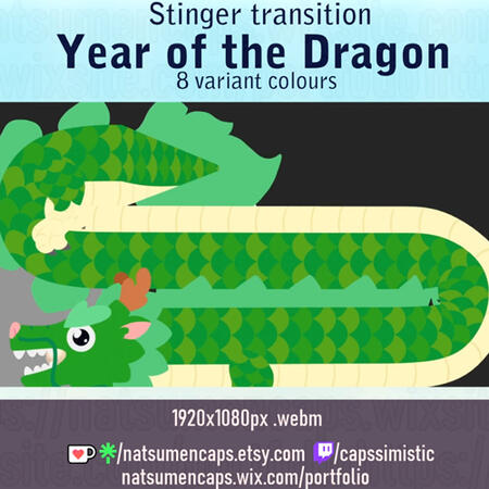 Year of the Dragon stinger transition